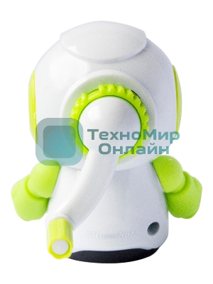 Точилка для карандашей механическая Silwerhof Robot Монстрики, 1 отверстие, пластик