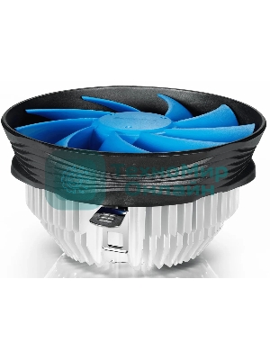 Кулер для процессора DEEPCOOL GAMMA ARCHER PRO V2 черный/синий, 120 мм, алюминий/медь, 1600 об/мин, 21 дБ, 4 pin, 110 Вт, 65.5 мм