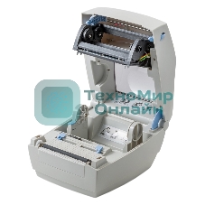 Принтер этикеток термотрансферный Атол ТТ42 203 dpi, 127 мм/сек, USB, RS-232, Ethernet, серый