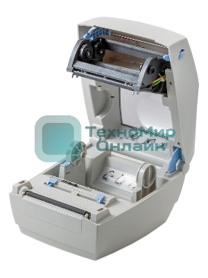 Принтер этикеток термотрансферный Атол ТТ42 203 dpi, 127 мм/сек, USB, RS-232, Ethernet, серый