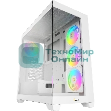 Компьютерный корпус Ocypus Gaммa C72 WH ARGB ATX/win/white/4 ARGB fans/no PSU/Tempered Glass