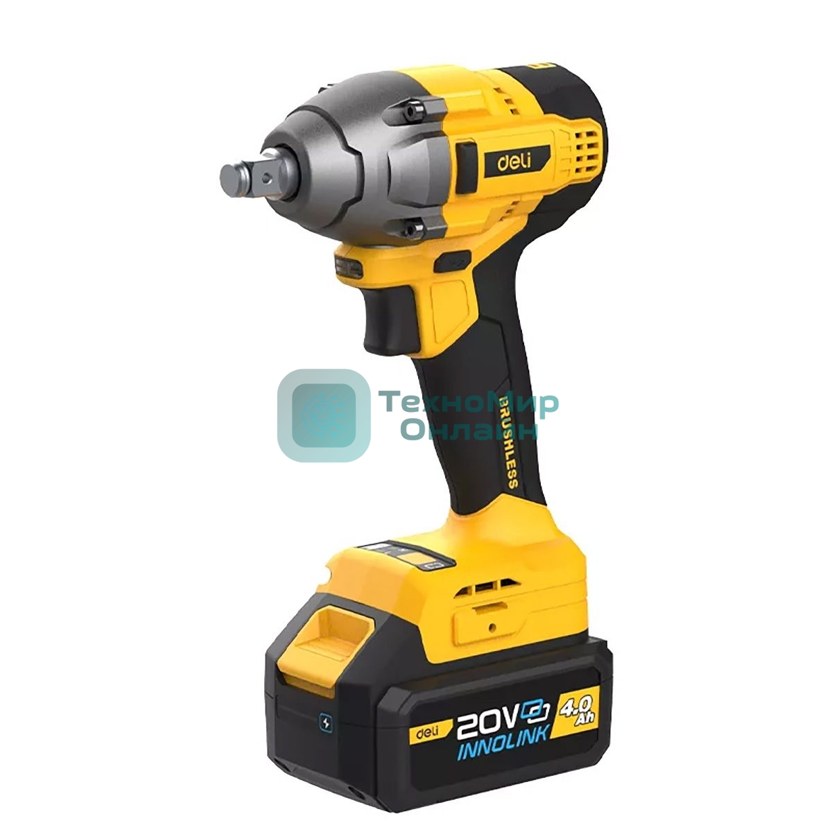 Гайковерт ударный аккумуляторный Deli DC230 