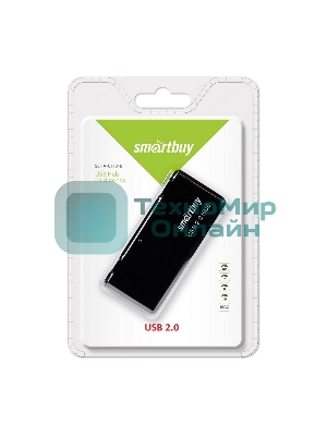 USB-концентратор Smartbuy (SBHA-6110-K) 4 порта черный