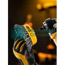 Щетка для УШМ Denzel 125 мм, Чашка, крученая нержавеющая проволока 0,5 мм, М14 746273