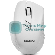 Мышь беспроводная SVEN RX-325 белый, 1000 dpi, радиоканал, USB, кнопки - 4