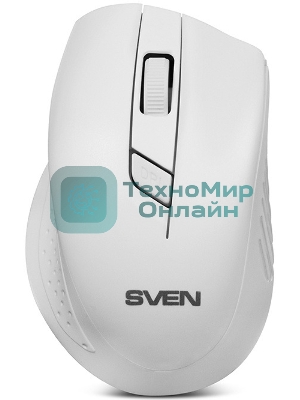 Мышь беспроводная SVEN RX-325 белый, 1000 dpi, радиоканал, USB, кнопки - 4