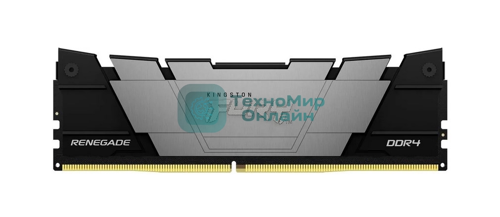 Оперативная память Kingston Fury Renegade, DDR4, 8GB (1x8GB), 3600MHz, CL16, DIMM, с радиатором, черный