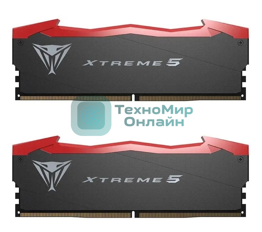 Оперативная память Patriot Viper Xtreme 5, DDR5, 32GB (2x16GB), 8200MHz, CL38, DIMM, с радиаторами, черный