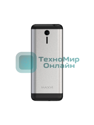 Мобильный телефон Maxvi X10i серебристый металлик