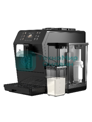 Кофемашина автоматическая BQ CM6001 черный, исп. кофе - зерновой/молотый, 1,5 л, 1450 Вт, 19 бар