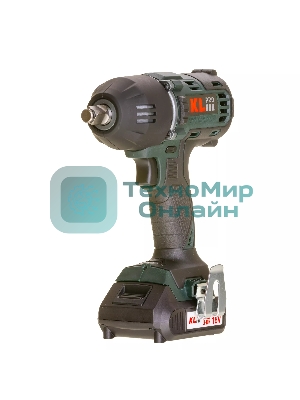 Профессиональный бесщеточный гайковерт аккумуляторный KLPRO KLSS18BH-20 (18В, Li-ion-2шт, 2.0А·ч, 400Нм, 2 скорости, подсветка,З/У,в кейсе)