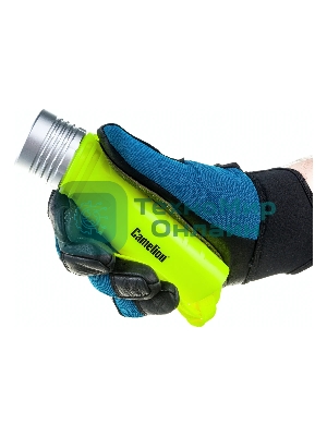 Фонарь Camelion LED51534, желт, LED 3W SEOUL глуб 30м, 4xLR6, дайв, пласт+алюм., блистер 13360