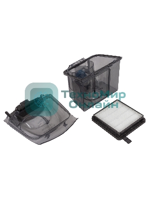 Пылесос SUPRA VCS-2400 серый/синий, 380/2400 Вт, уборка сухая, пылесборник контейнер 2 л