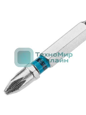 Бита Gross PZ2х50мм, сталь S2, шестигр., 10 шт.