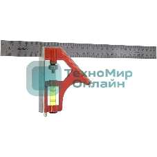 Угольник Sparta 300 мм, металлический, комбинированный