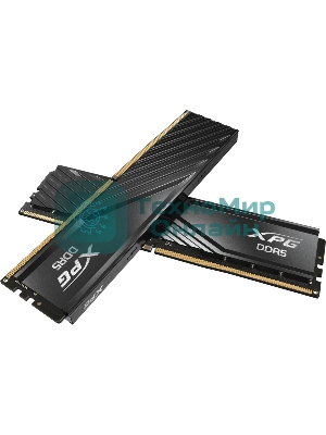 Оперативная память ADATA Lancer Blade, DDR5, 64GB (2x32GB), 5600 MHz, CL46, с радиатором, черный