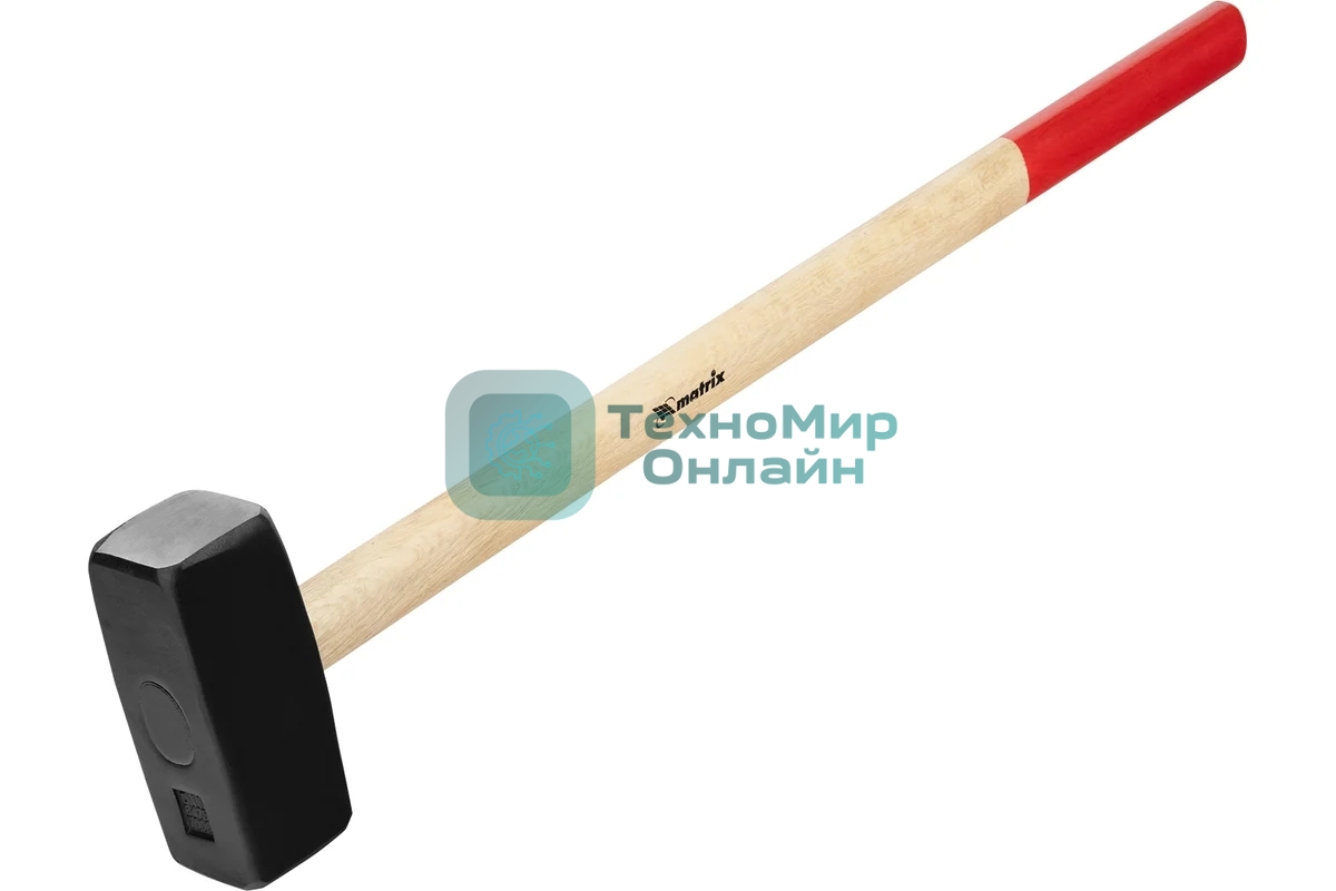 Кувалда Matrix 11037 7000 г, кованая головка, деревянная рукоятка 900 мм