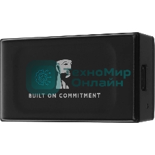 Внешний SSD Kingston XS1000, 2TB, USB 3.2 Gen 2 Type-C, R/W 1050/1000, черный