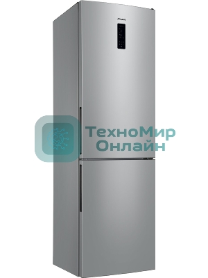 Холодильник Atlant ХМ-4624-181-NL серебристый двухкамерный 235/94л морозилка снизу, No Frost