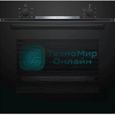 Духовой шкаф электрический Bosch HBA530BB0S черный/серебристый