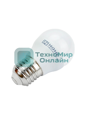 Лампа светодиодная IN HOME 4690612020600 LED-ШАР-VC 11 Вт 230В E27 3000К 1050 лм
