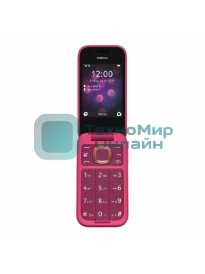 Мобильный телефон Nokia 2660 TA-1469 DS Pop розовый