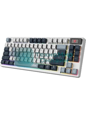 Клавиатура MSI Forge GK600 гибридная, Bluetooth, радиоканал, белый