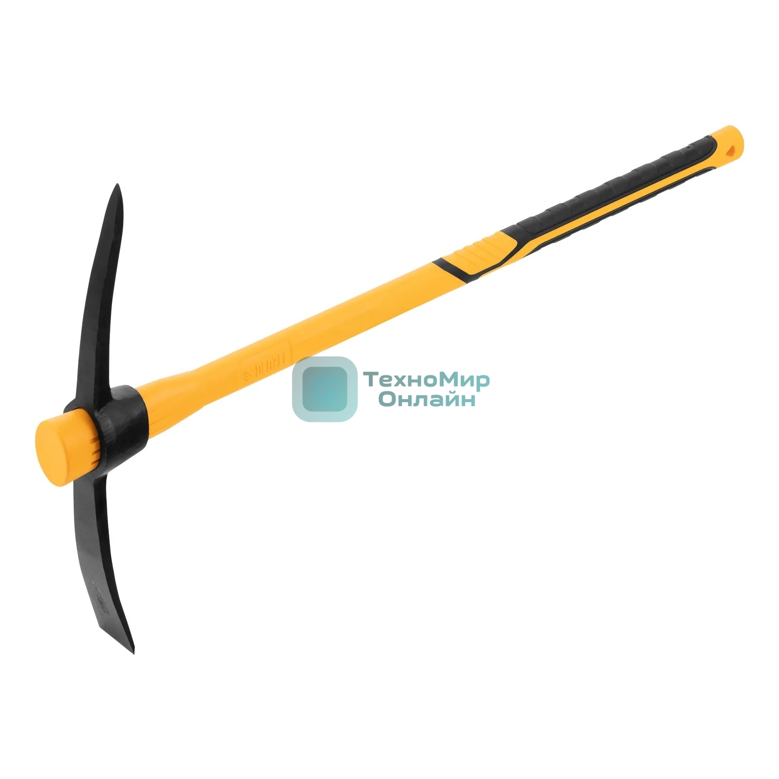 Кирка Denzel 2000 г, узкая, фиберглассовая обрезиненная рукоятка 900 мм