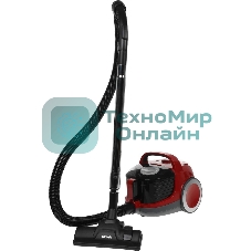 Пылесос Gorenje VC1901GACRCY черный/красный, 280/1900 Вт, уборка сухая, пылесборник контейнер 2.2 л