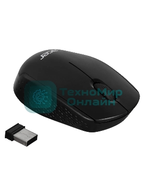 Мышь беспроводная Acer OMR020 черный, 1200 dpi, радиоканал, USB, кнопки - 3