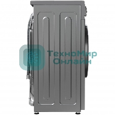 Стиральная машина Бирюса WM-SM510/10 M металлик, загрузка фронтальная 5 кг, 1000 об/мин, класс: А+++