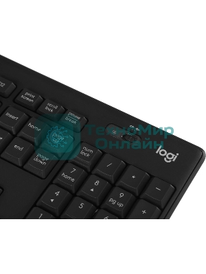 Комплект клавиатура+мышь Logitech MK295 беспроводной, USB, чёрный