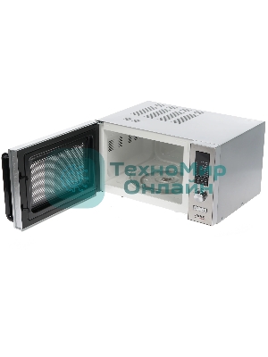 Микроволновая печь Centek CT-1588 серебристый, 25 л, 900 Вт, переключатели - кнопки, поворотный механизм
