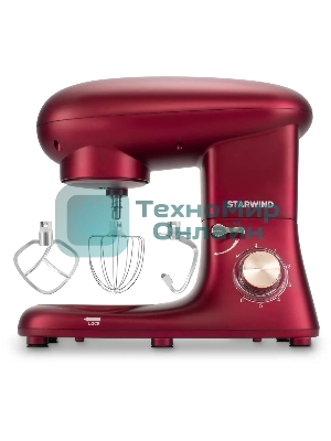 Миксер планетарный Starwind SPM7170 1600 Вт, гранатовый