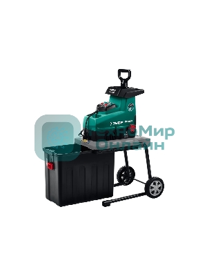 Измельчитель Зубр ЗИЭ-44-2800 садовый электрический бесшумный р/с 44мм контейнер 60л 2800Вт