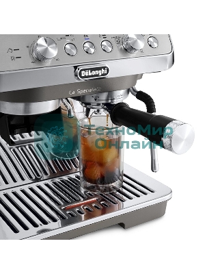 Кофеварка рожковая DeLonghi EC9255.M серебристый, исп. кофе - молотый/чалды, 1,7 л, 1400 Вт, 15 бар