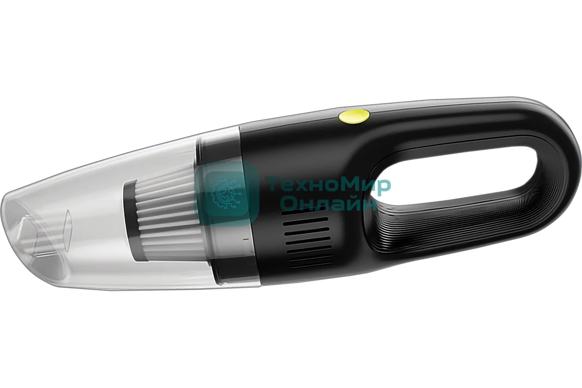 Пылесос автомобильный QUMO VaccoPM 6DU черный/серый, 120 Вт, уборка сухая, пылесборник контейнер 0.35 л