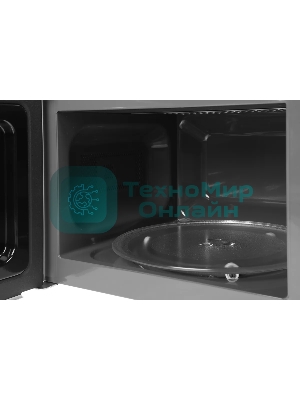 Микроволновая печь Haier HMB-DG208SA серебристый, 20 л, 800 Вт, переключатели - кнопки, поворотный механизм