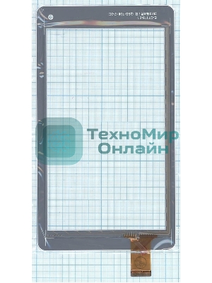 Сенсорное стекло (тачскрин) QSD E-C7119-01, белое