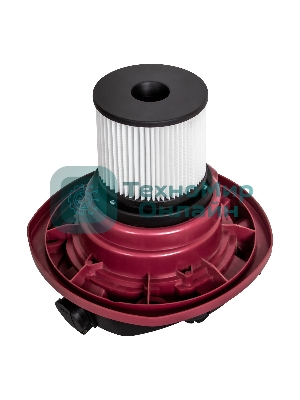 Строительный пылесос Pioneer VC299C серебристый с красным, 1600 Вт, уборка сухая/влажная/выдув, пылесборник бак, 30 л