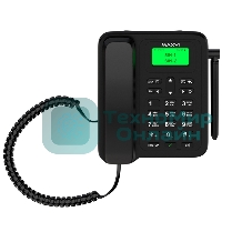 Телефон проводной Maxvi RT-01 черный