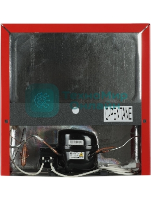 Холодильник Nordfrost NR 402 R красный однокамерный 44/11 л морозилка сверху