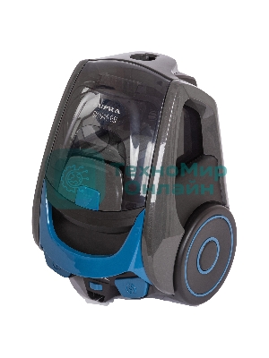 Пылесос SUPRA VCS-2400 серый/синий, 380/2400 Вт, уборка сухая, пылесборник контейнер 2 л