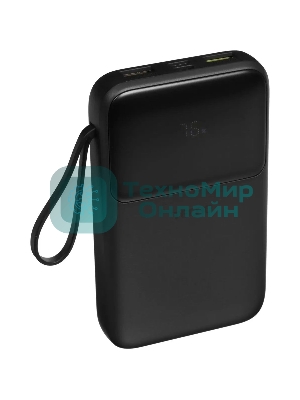 Портативный аккумулятор Tecno Pocket S101Q 10000mAh QC3.0/PD3.0 22.5W 2.4A 2xUSB-A/USB-C черный