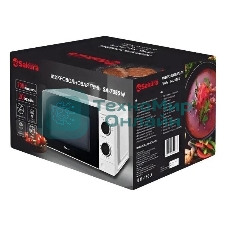 Микроволновая печь Sakura SA-7055W белый, 20 л, 700 Вт, переключатели - поворотный механизм