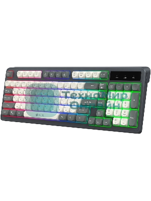 Клавиатура Oklick 731G проводная, USB Type-A, серый/белый