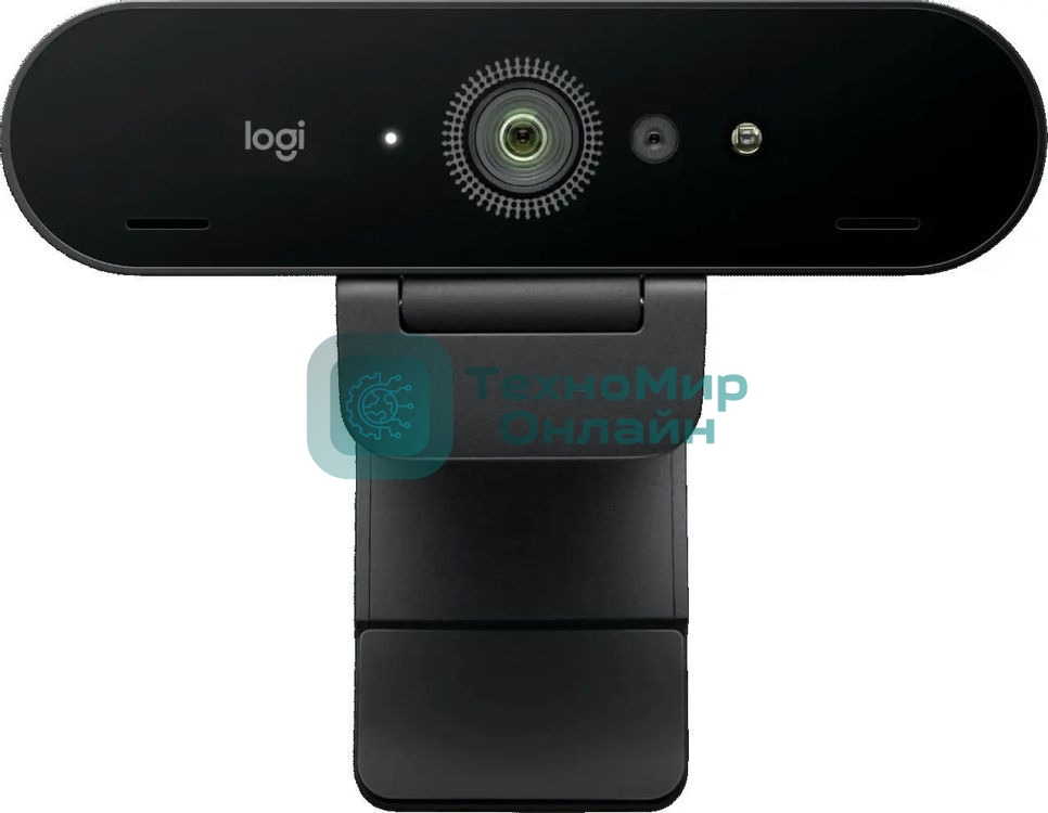 Камера Web Logitech BRIO черный 13Mpix (4096x2160) USB3.0 с микрофоном (960-001725)