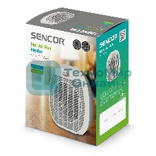 Тепловентилятор Sencor SFH 7017WH, белый, 2000 Вт, 20 м2, термостат