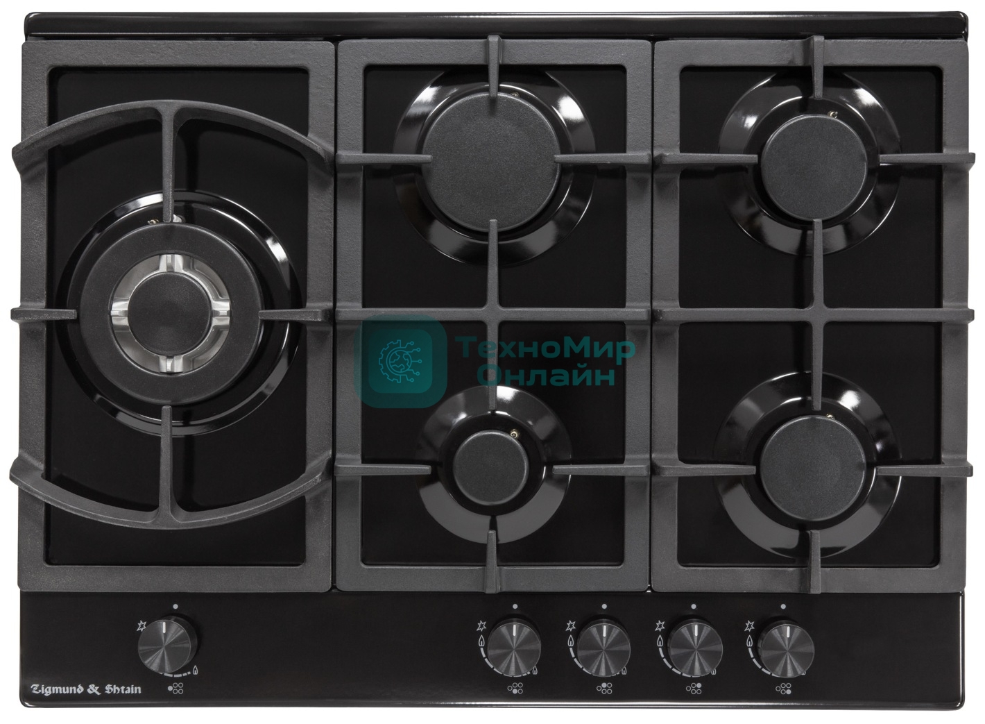 Газовая варочная панель Zigmund & Shtain G 14.7 B независимая, черный