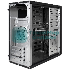 Компьютерный корпус Minitower ExeGate BA-203U-UNS400 (mATX, БП UNS400 с вент. 12см, 3хUSB+1хUSB 3.0, аудио, черный)